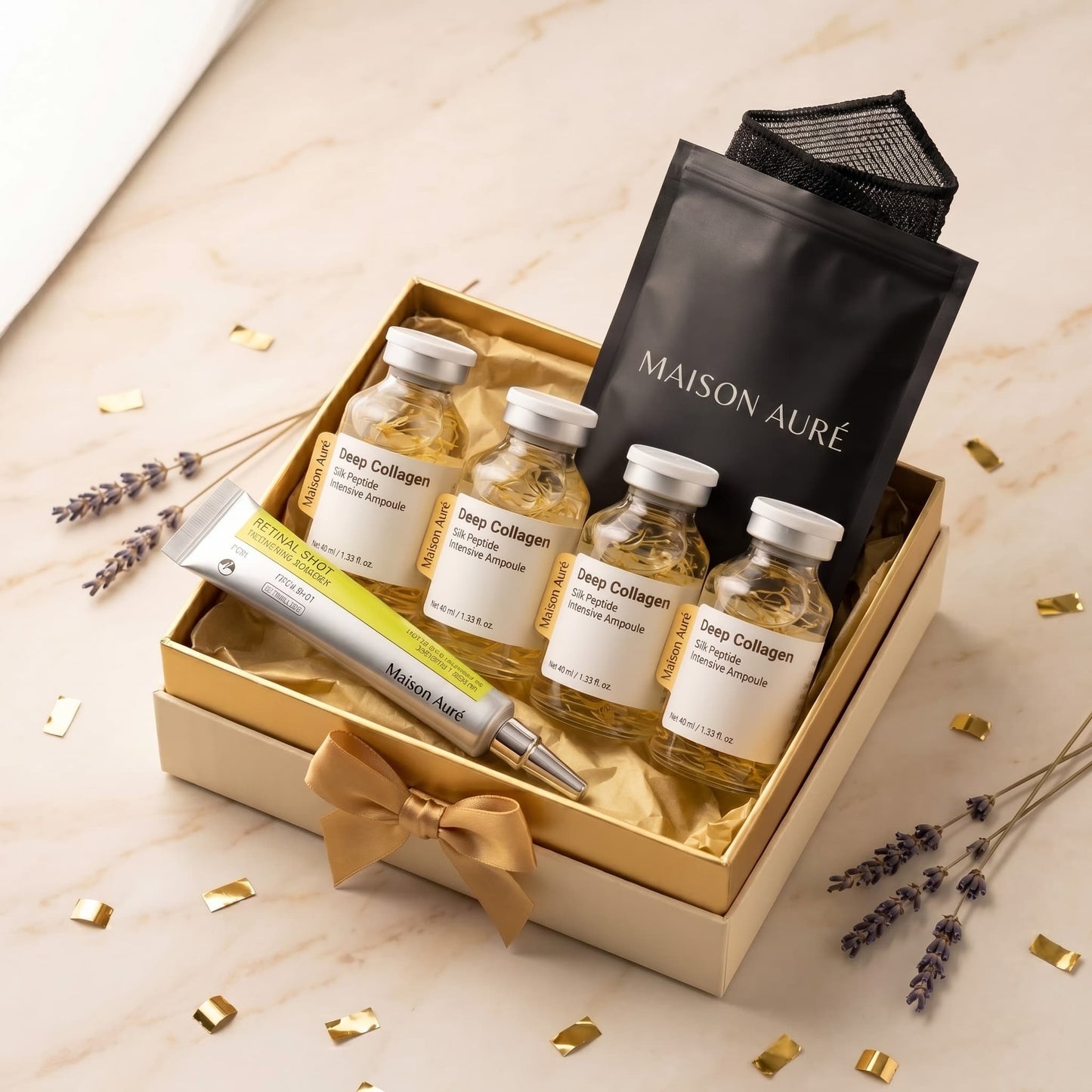 Ampoule Intensive — Collagène & Peptides de Soie