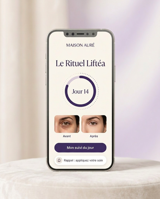 App Le Rituel Liftéa — suivi photo et rappels de soin